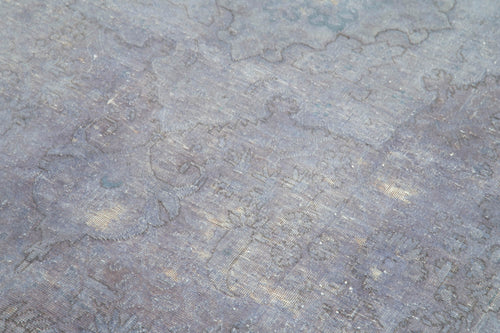 Persian Purple Classic Cotton Wool Handmade Area Rug 5'7'' x 9'9''