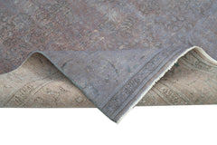 Persian Purple Classic Cotton Wool Handmade Area Rug 5'7'' x 9'9''