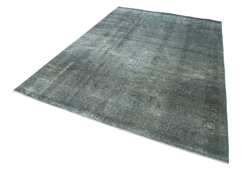 Persian Grey Classic Cotton Wool Handmade Area Rug 6'7'' x 9'6''