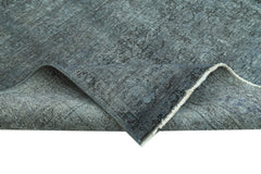 Persian Grey Classic Cotton Wool Handmade Area Rug 6'7'' x 9'6''