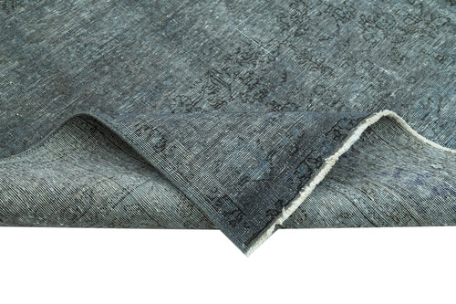 Persian Grey Classic Cotton Wool Handmade Area Rug 6'7'' x 9'6''