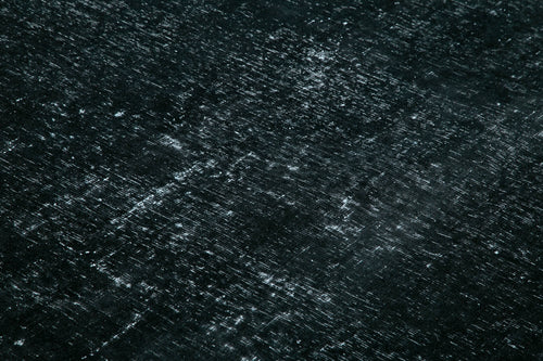 Persian Black Classic Cotton Wool Handmade Area Rug 9'5'' x 11'6''