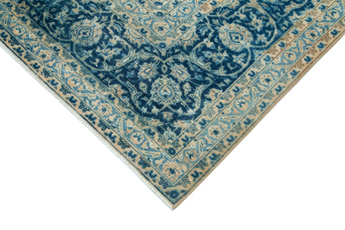 Handmade Area Rug - Persian Classic Cotton Wool Vintage Hand Woven Carpet 9'11''x13'7''