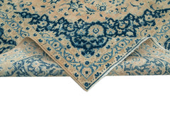 Handmade Area Rug - Persian Classic Cotton Wool Vintage Hand Woven Carpet 9'11''x13'7''