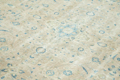 Persian Beige Classic Cotton Wool Handmade Area Rug 8'10'' x 11'10''