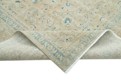 Persian Beige Classic Cotton Wool Handmade Area Rug 8'10'' x 11'10''