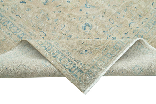 Persian Beige Classic Cotton Wool Handmade Area Rug 8'10'' x 11'10''