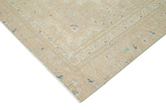 Persian Beige Classic Cotton Wool Handmade Area Rug 6'9'' x 9'8''
