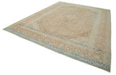 Persian Beige Classic Cotton Wool Handmade Area Rug 9'10'' x 13'0''