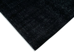 Persian Black Classic Cotton Wool Handmade Area Rug 9'9'' x 13'7''