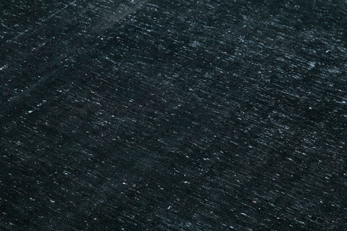 Persian Black Classic Cotton Wool Handmade Area Rug 9'9'' x 13'7''