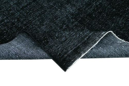 Persian Black Classic Cotton Wool Handmade Area Rug 9'9'' x 13'7''