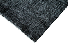 Persian Black Classic Cotton Wool Handmade Area Rug 9'6'' x 13'2''
