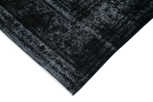 Persian Black Classic Cotton Wool Handmade Area Rug 9'7'' x 12'8''
