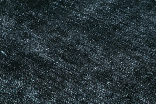 Handmade Area Rug – Persian Black Wool & Cotton Classic 9'5''x13'0'' Vintage Carpet