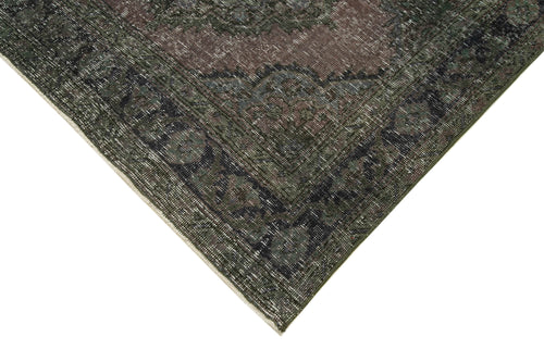 Zile Grey Vintage Cotton Wool Handmade Area Rug 4'7'' x 12'4''