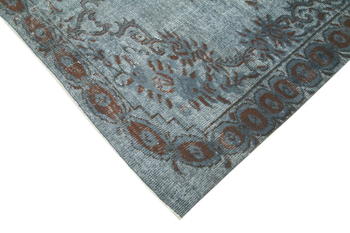 Oyma Vintage Grey Vintage Cotton Wool Handmade Area Rug 5'9'' x 8'8''
