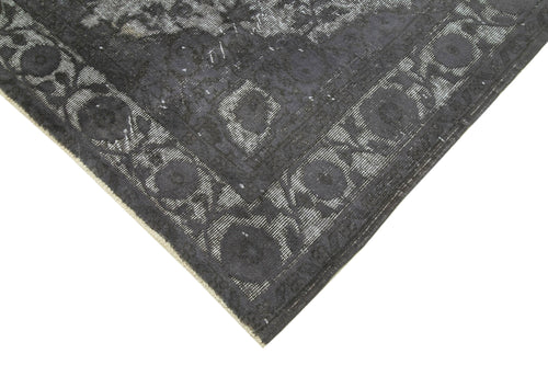 Oyma Vintage Grey Vintage Cotton Wool Handmade Area Rug 5'8'' x 8'10''