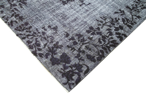 Oyma Vintage Grey Vintage Cotton Wool Handmade Area Rug 5'10'' x 8'10''
