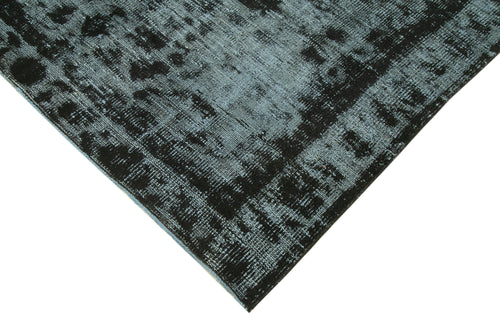 Oyma Vintage Black Vintage Cotton Wool Handmade Area Rug 5'10'' x 9'1''