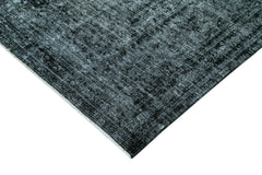Persian Black Classic Cotton Wool Handmade Area Rug 9'9'' x 12'0''