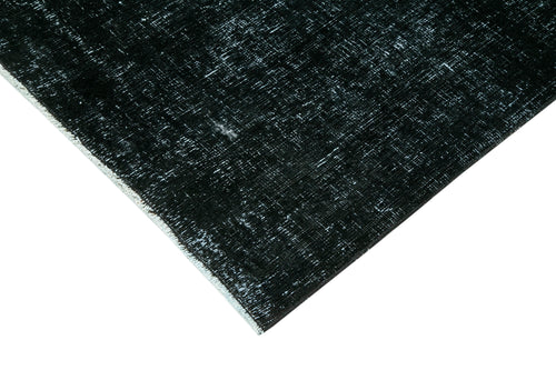 Handmade Area Rug – Persian Black Cotton Wool Classic Vintage Carpet 9'7"x12'8"
