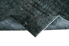 Handmade Area Rug - Persian Black Classic Cotton Wool 9'5''x12'10'' Durable Vintage