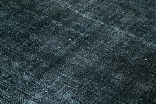 Persian Black Classic Cotton Wool Handmade Area Rug 9'3'' x 12'5''