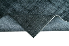 Persian Black Classic Cotton Wool Handmade Area Rug 9'3'' x 12'5''