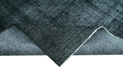 Persian Black Classic Cotton Wool Handmade Area Rug 9'3'' x 12'5''