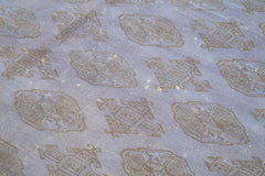 Persian Grey Classic Cotton Wool Handmade Area Rug 9'7'' x 12'3''