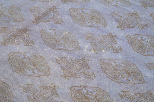 Persian Grey Classic Cotton Wool Handmade Area Rug 9'7'' x 12'3''