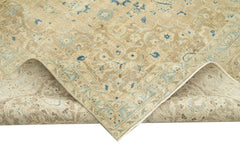 Persian Beige Classic Cotton Wool Handmade Area Rug 9'8'' x 13'9''
