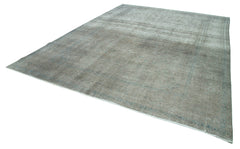 Persian Grey Classic Cotton Wool Handmade Area Rug 9'8'' x 12'7''