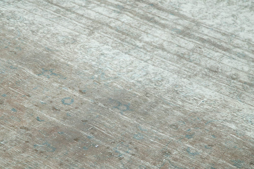 Persian Grey Classic Cotton Wool Handmade Area Rug 9'8'' x 12'7''