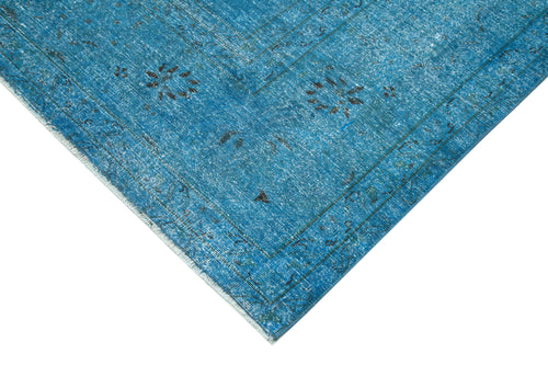 Persian Blue Classic Cotton Wool Handmade Area Rug 9'6'' x 12'7''