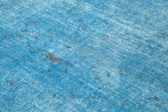 Persian Blue Classic Cotton Wool Handmade Area Rug 9'6'' x 12'7''