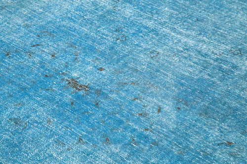 Persian Blue Classic Cotton Wool Handmade Area Rug 9'6'' x 12'7''