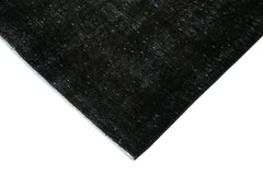 Persian Black Classic Cotton Wool Handmade Area Rug 9'6'' x 13'3''