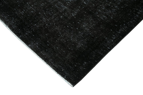 Persian Black Classic Cotton Wool Handmade Area Rug 9'6'' x 13'3''