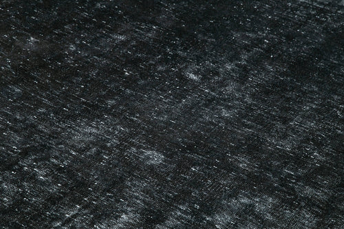 Persian Black Classic Cotton Wool Handmade Area Rug 9'6'' x 13'3''