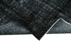 Persian Black Classic Cotton Wool Handmade Area Rug 9'6'' x 13'3''