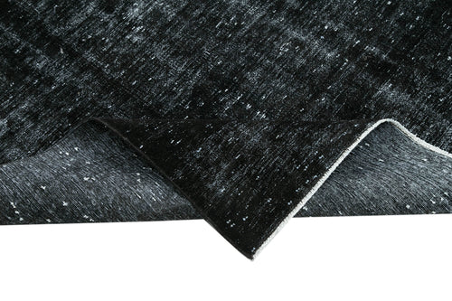 Persian Black Classic Cotton Wool Handmade Area Rug 9'6'' x 13'3''