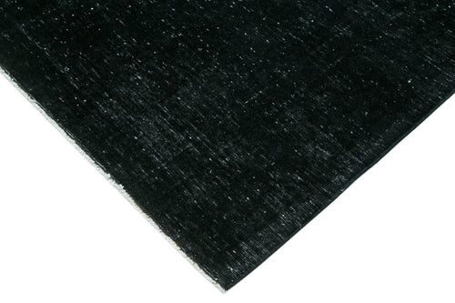 Persian Black Classic Cotton Wool Handmade Area Rug 9'5'' x 13'1''