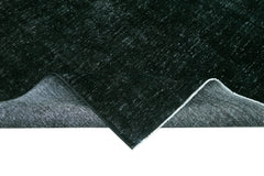 Persian Black Classic Cotton Wool Handmade Area Rug 9'5'' x 13'1''