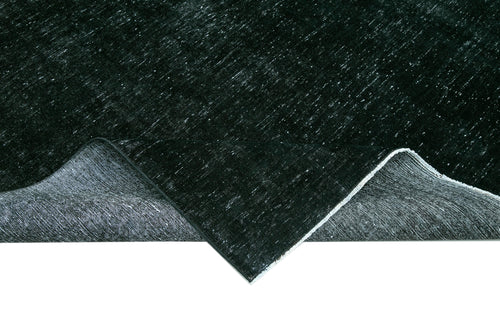 Persian Black Classic Cotton Wool Handmade Area Rug 9'5'' x 13'1''