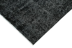 Persian Black Classic Cotton Wool Handmade Area Rug 9'11'' x 12'7''