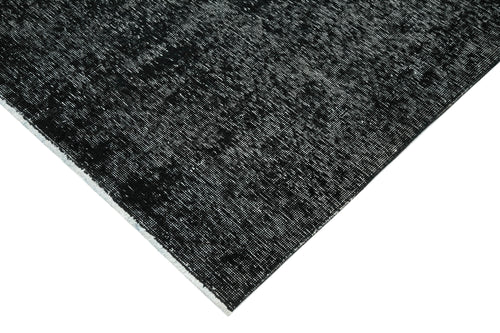 Persian Black Classic Cotton Wool Handmade Area Rug 9'11'' x 12'7''