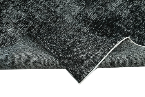 Persian Black Classic Cotton Wool Handmade Area Rug 9'11'' x 12'7''