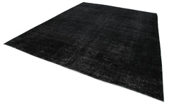 Persian Black Classic Cotton Wool Handmade Area Rug 9'6'' x 12'10''